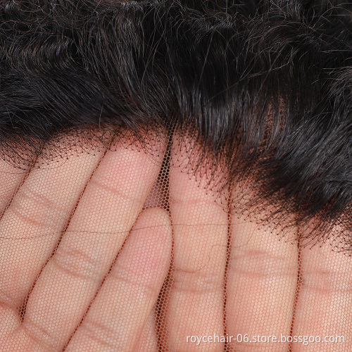 18 Inch Chinese Human Hair Kinky Hair Kosher Full Lace Wigs